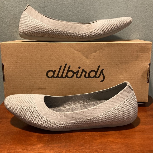 Light-gray Allbirds flats, size 7.5 - Picture 4 of 9